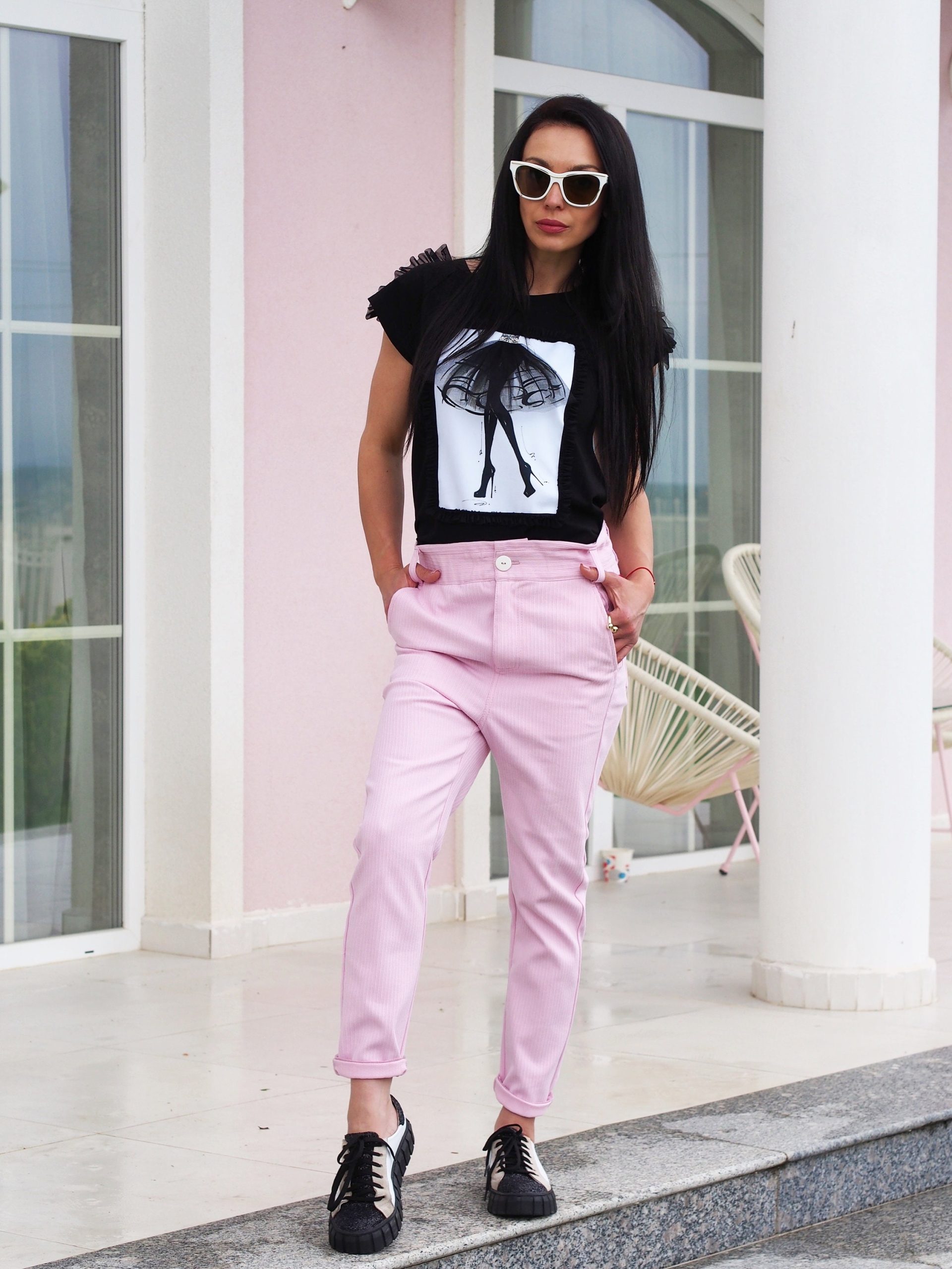 Extravagant Black Summer Top Women Tulle Blouse With Extravagant Black Summer Top Women Tulle Blouse With