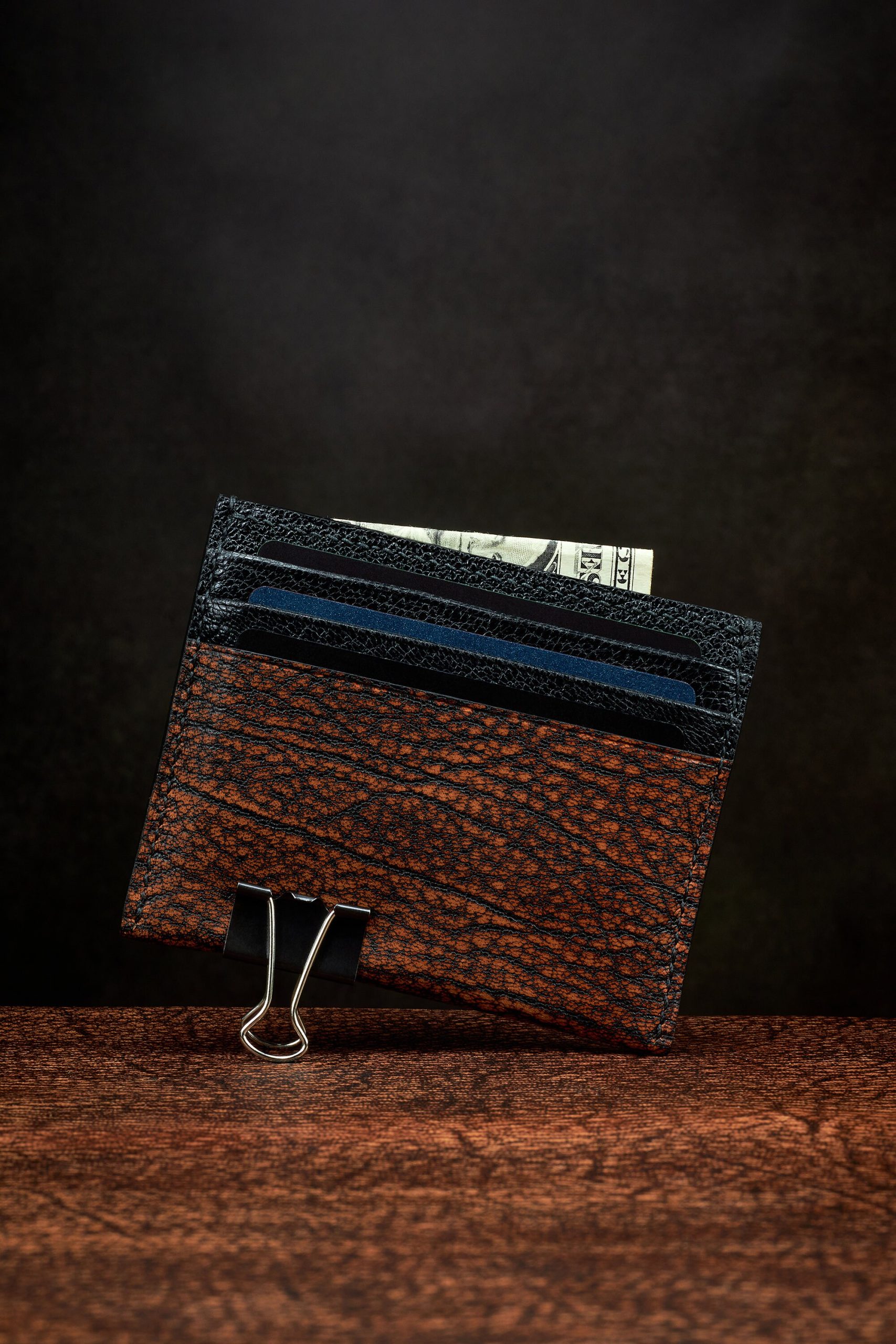 Slim Leather Card Holder Wallet For 6 Cards Slim Leather Card Holder Wallet For 6 Cards