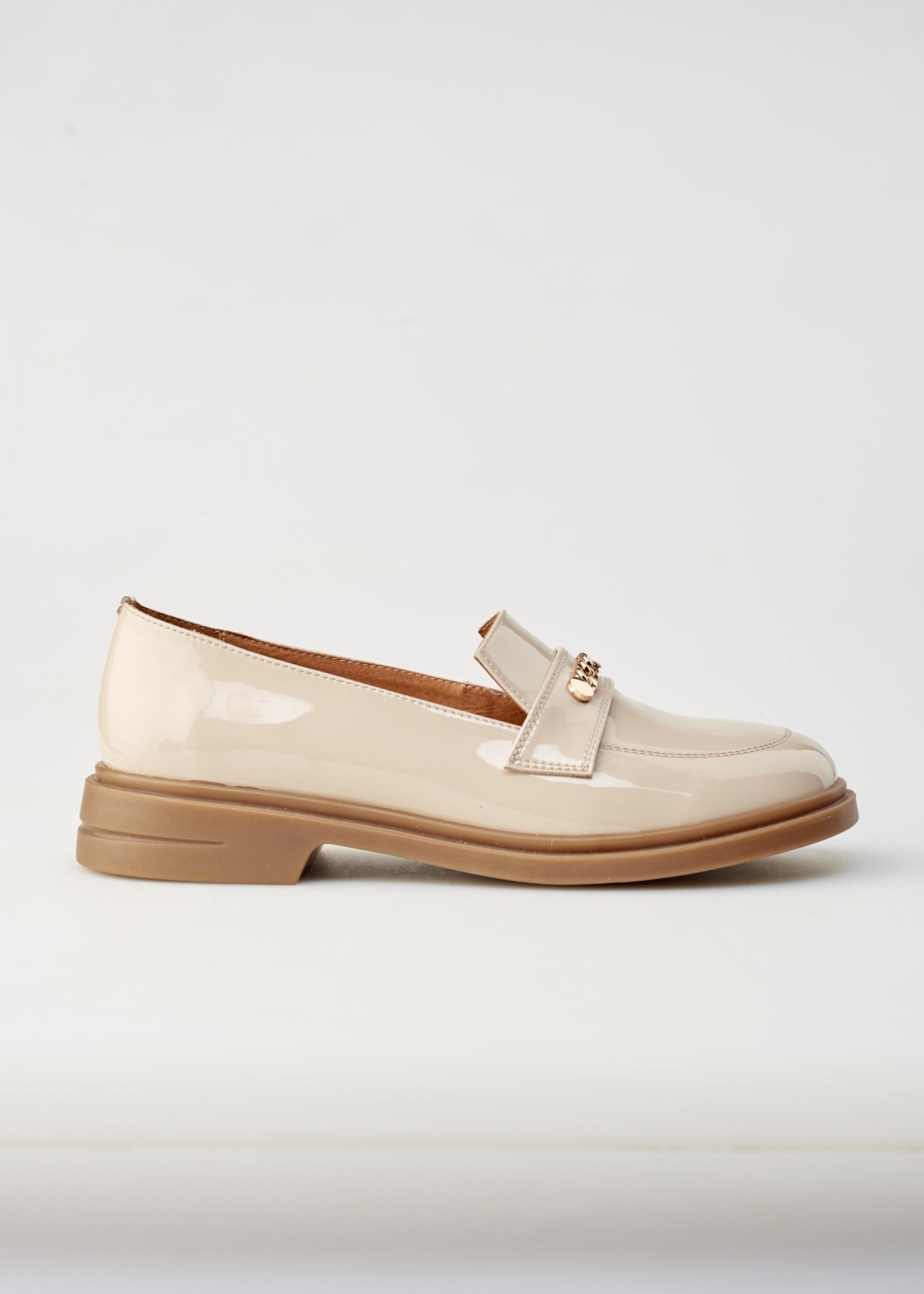 Cream Patent Leather Loafers For Women Comfortable Walking Cream Patent Leather Loafers For Women Comfortable Walking
