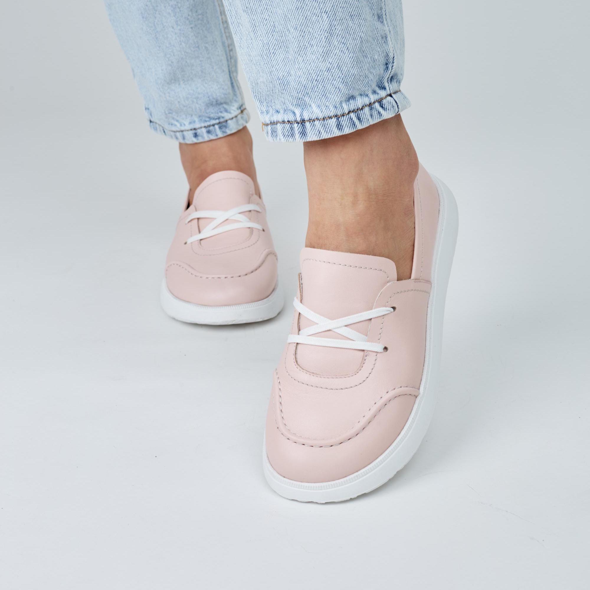 Pink Lace Up Trainers For Woman Soft Sole Pink Lace Up Trainers For Woman Soft Sole