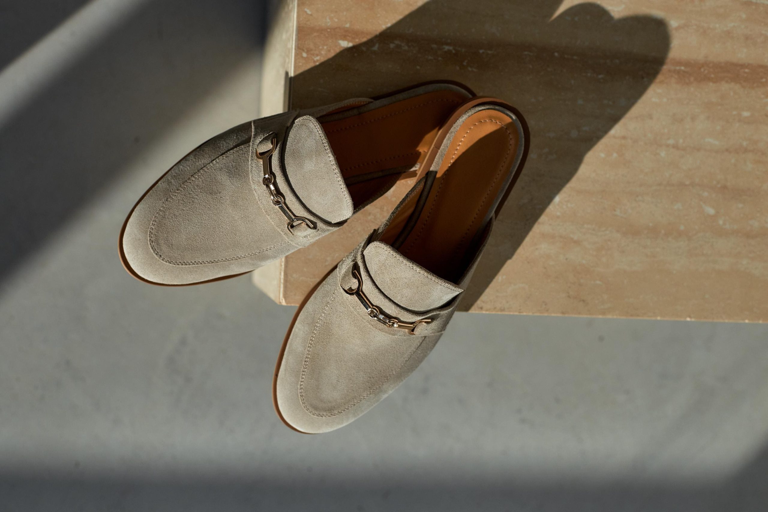 Classic Mules From Suede Leather Stylish Slip On Classic Mules From Suede Leather Stylish Slip On